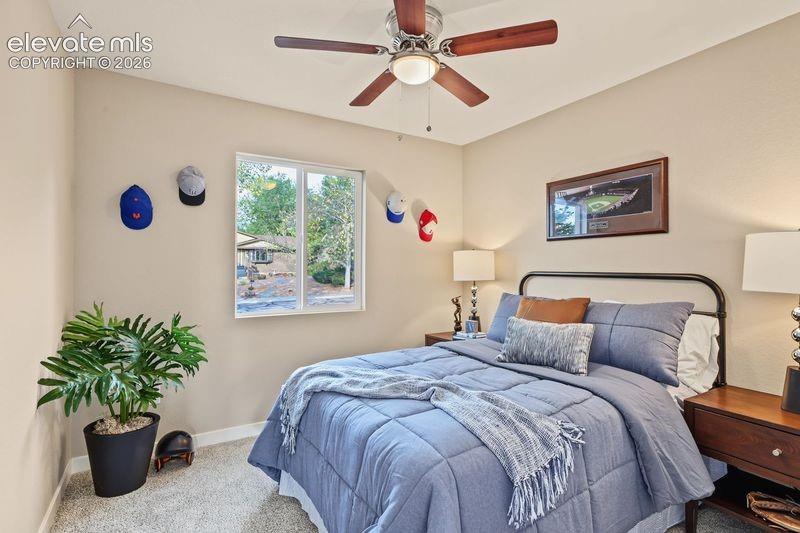 Third bedroom, main level at the front f the home