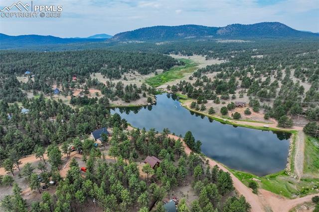 Aerial/Drone view of Wilson Lake and beyond