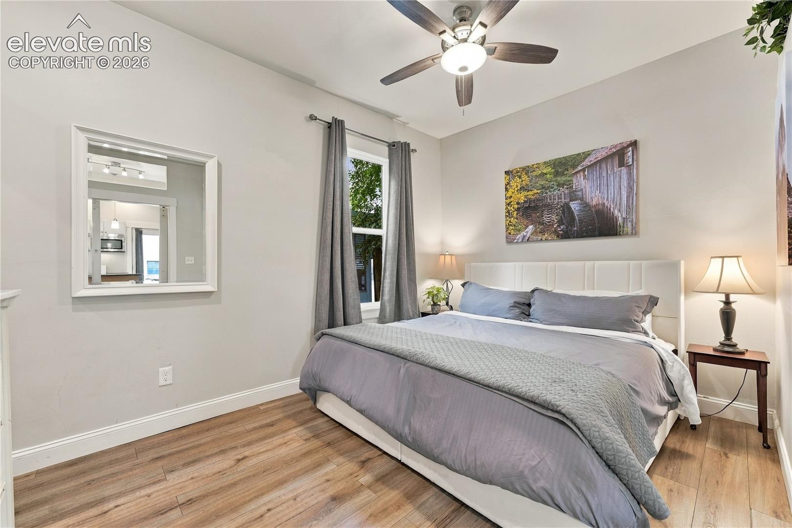 Bedroom Suite #2 - with walk in closet and private dual vanity bathroom.