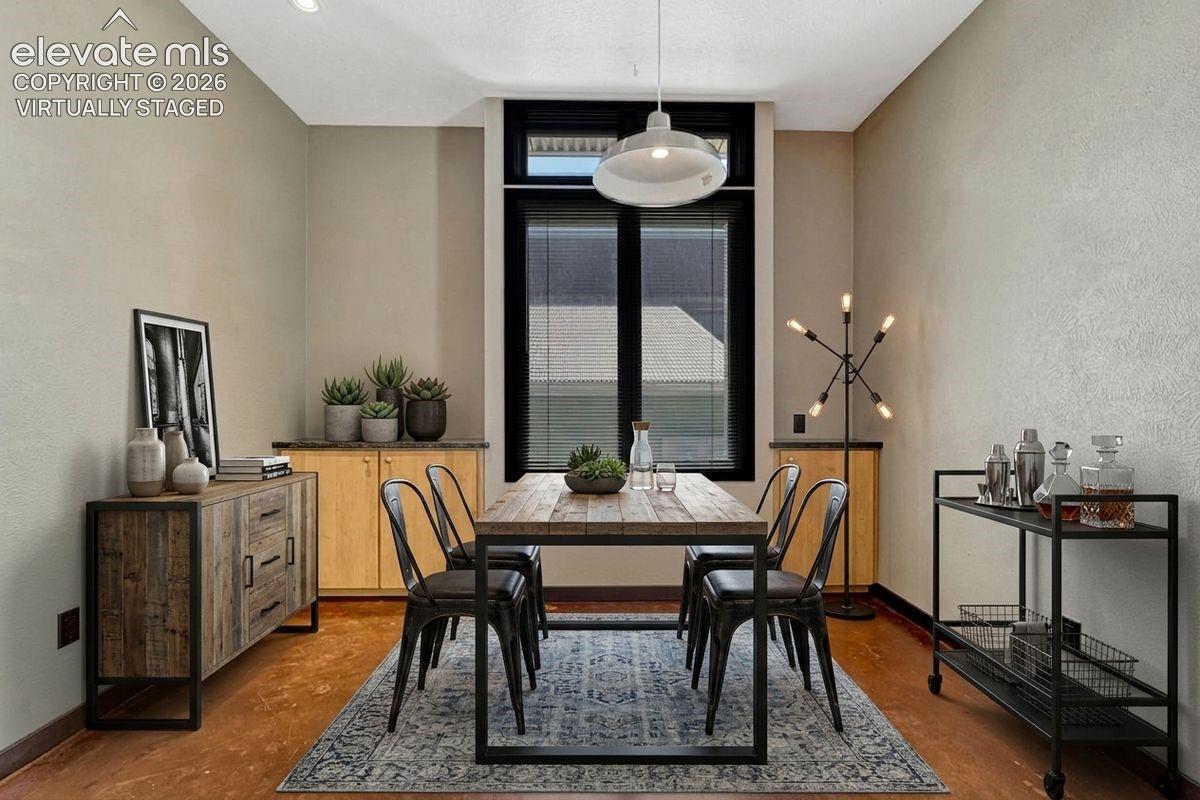 Virtually Staged - one of the 4 bed/3 bath units