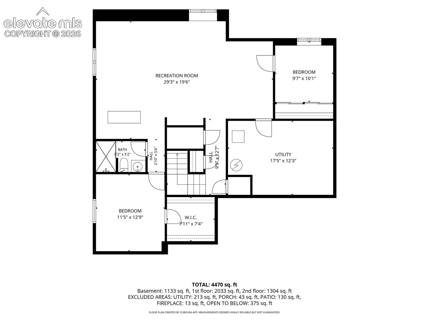 Basement Level Floor plan