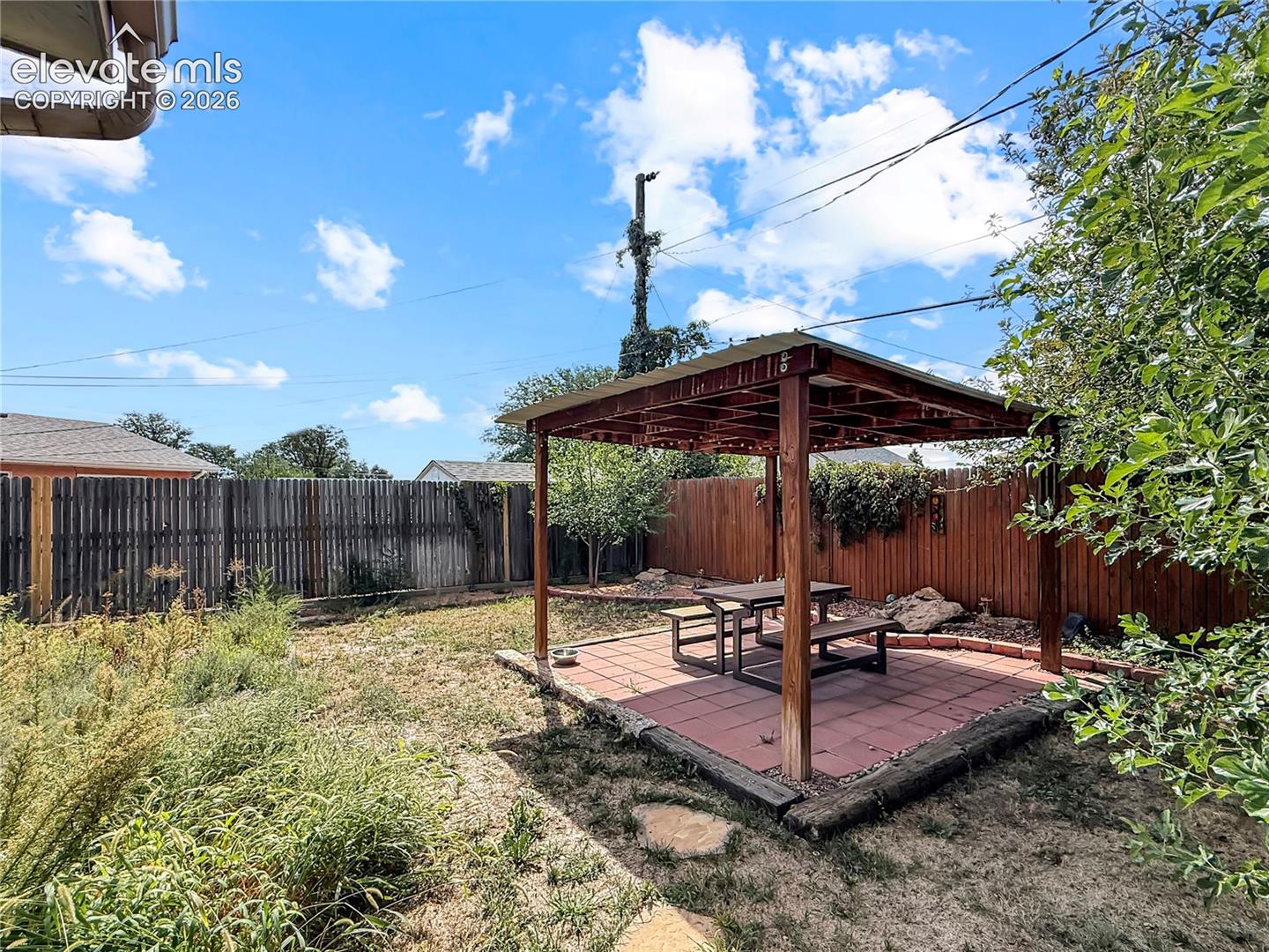 Back yard & patio