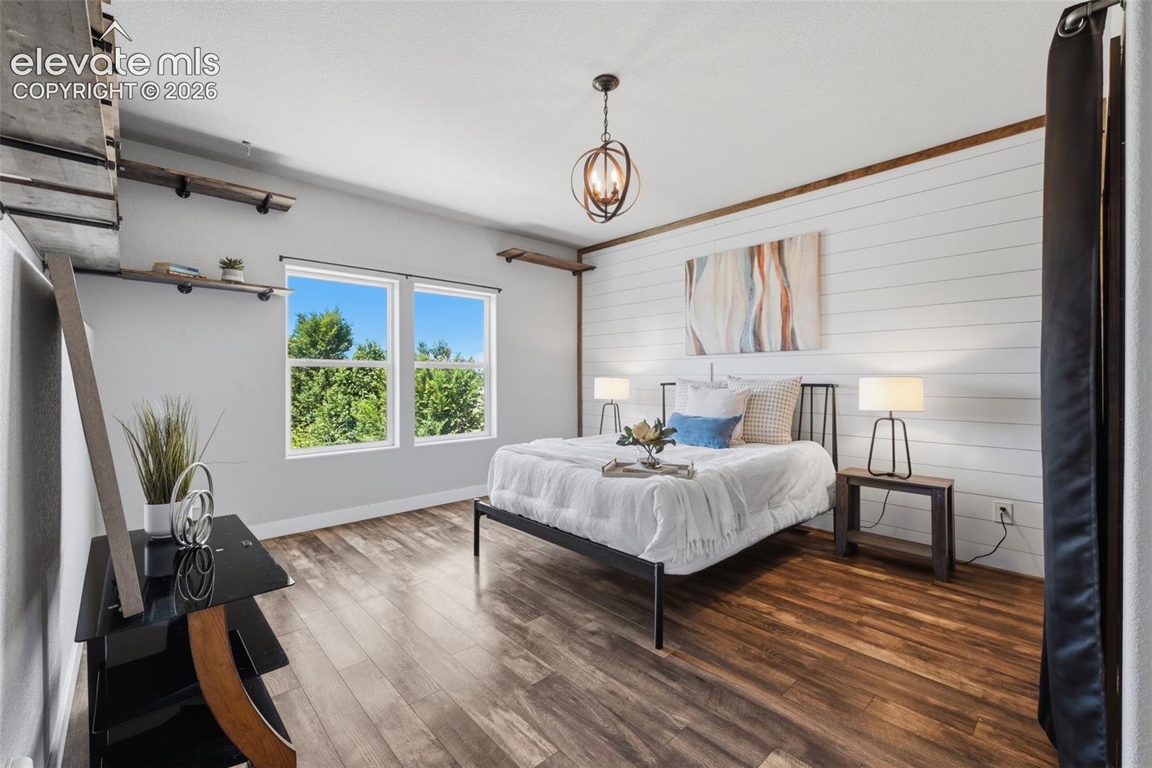 Main level bedroom with views for guests or multi generational living!