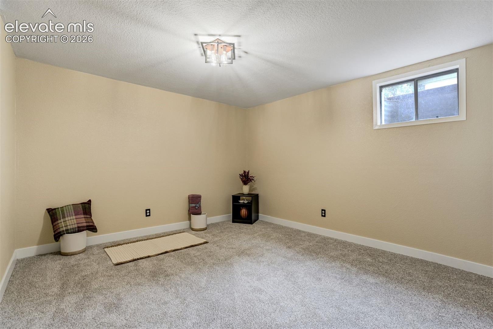 Basement bedroom