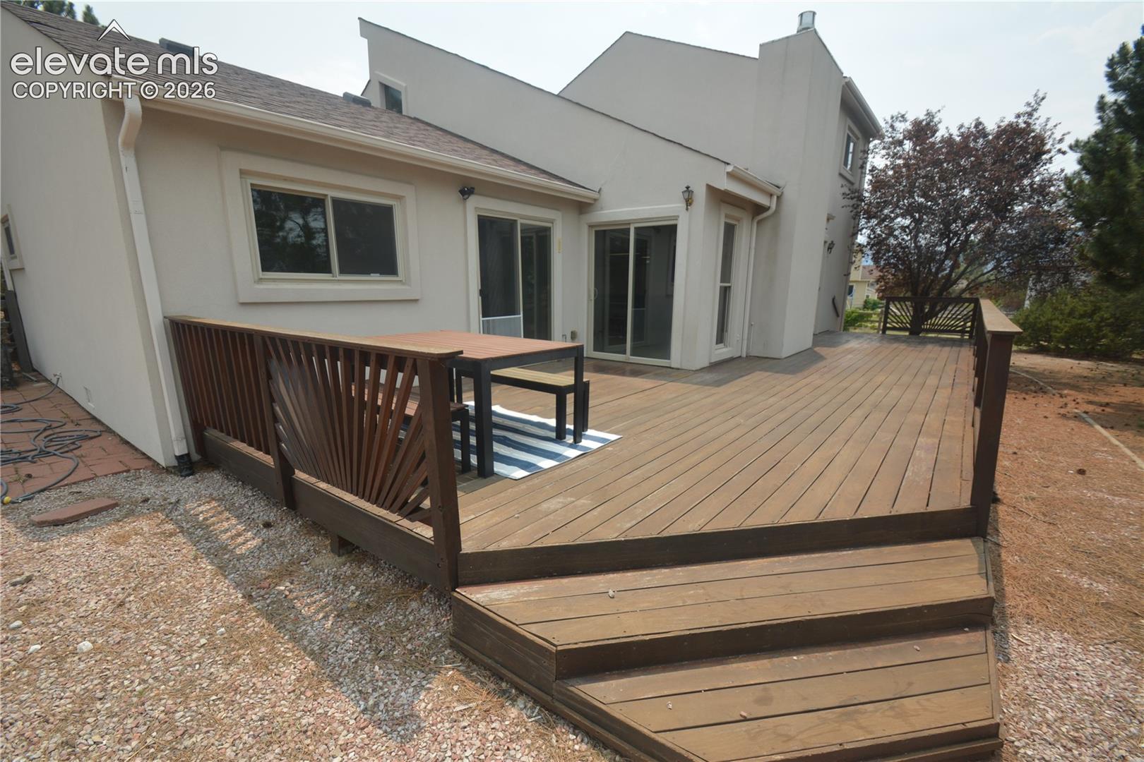 full shot of deck.