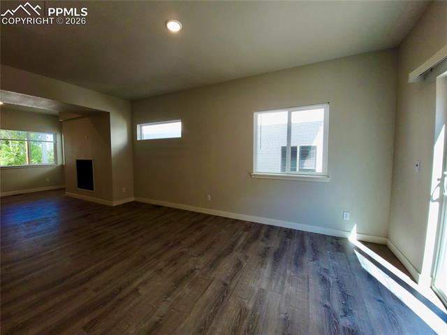 Spacious dining area walks out to the back yard