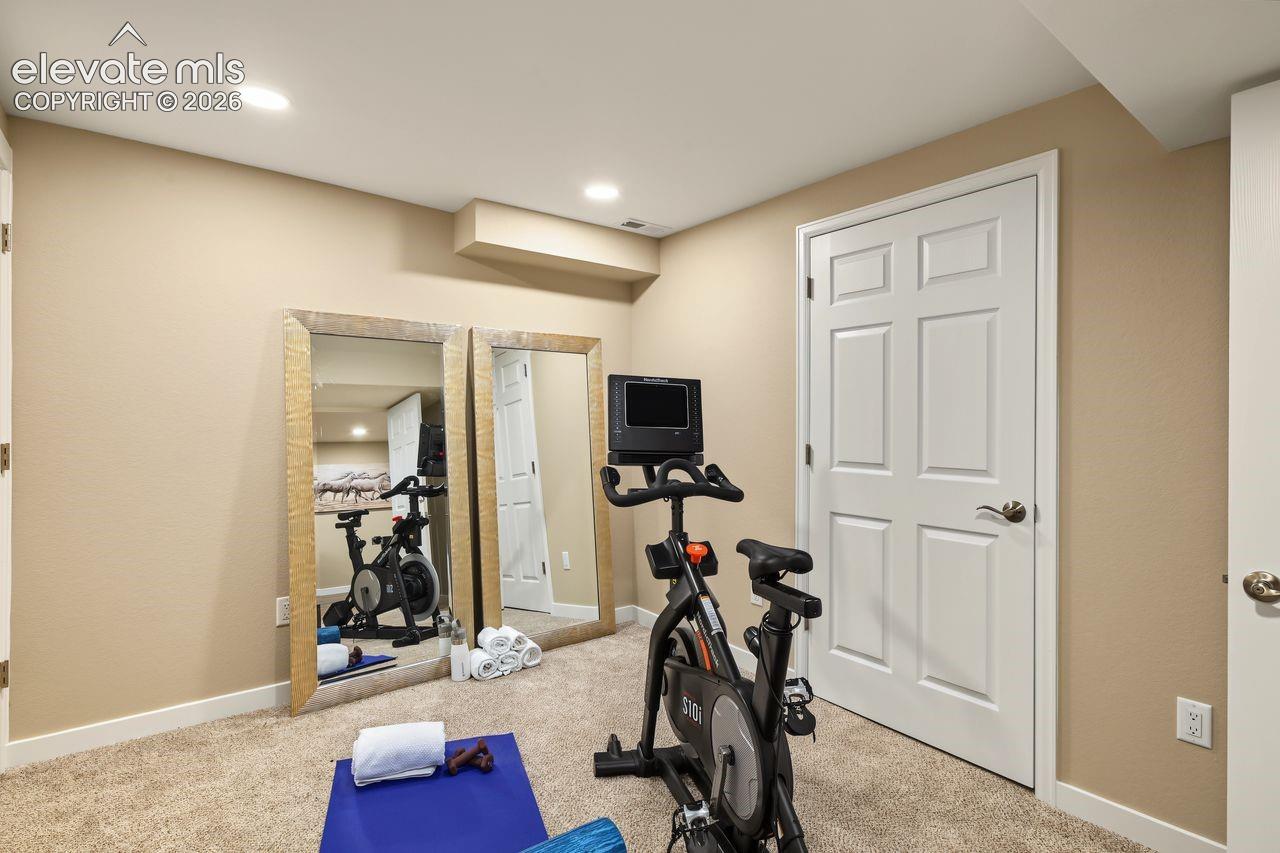 Bonus room, currently being used as an excercise room