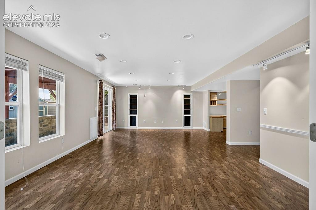 Basement rec room