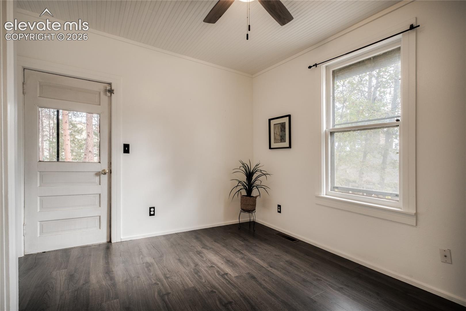 Bedroom #2 walks out to the screened-in porch!