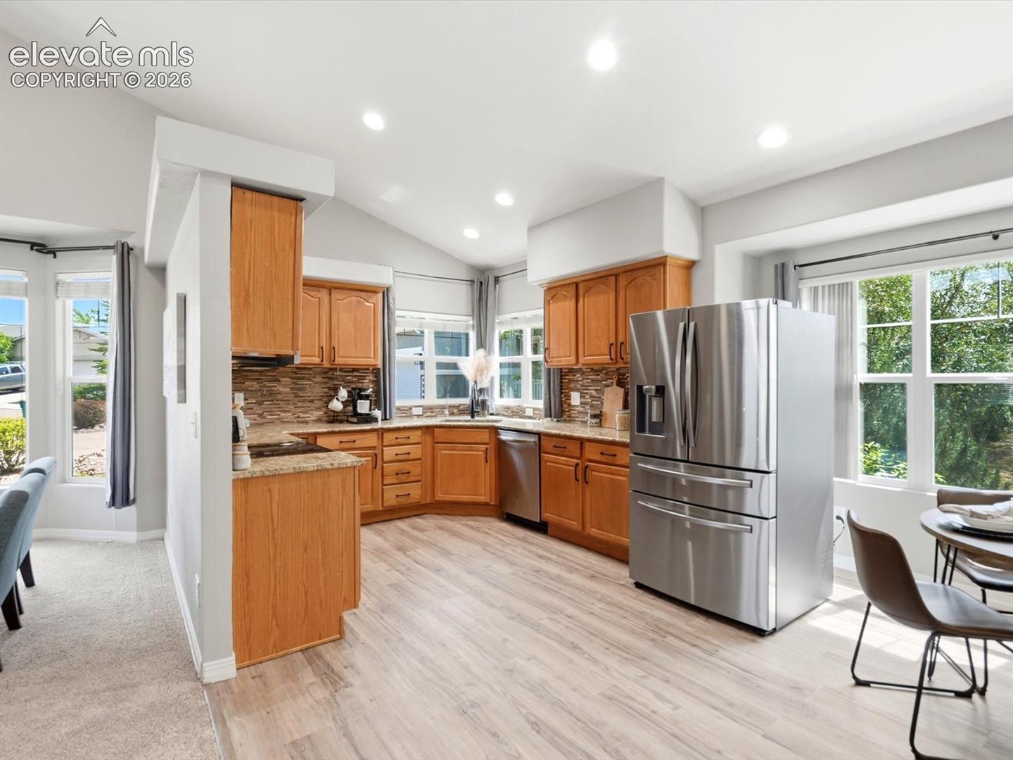 Large open kitchen