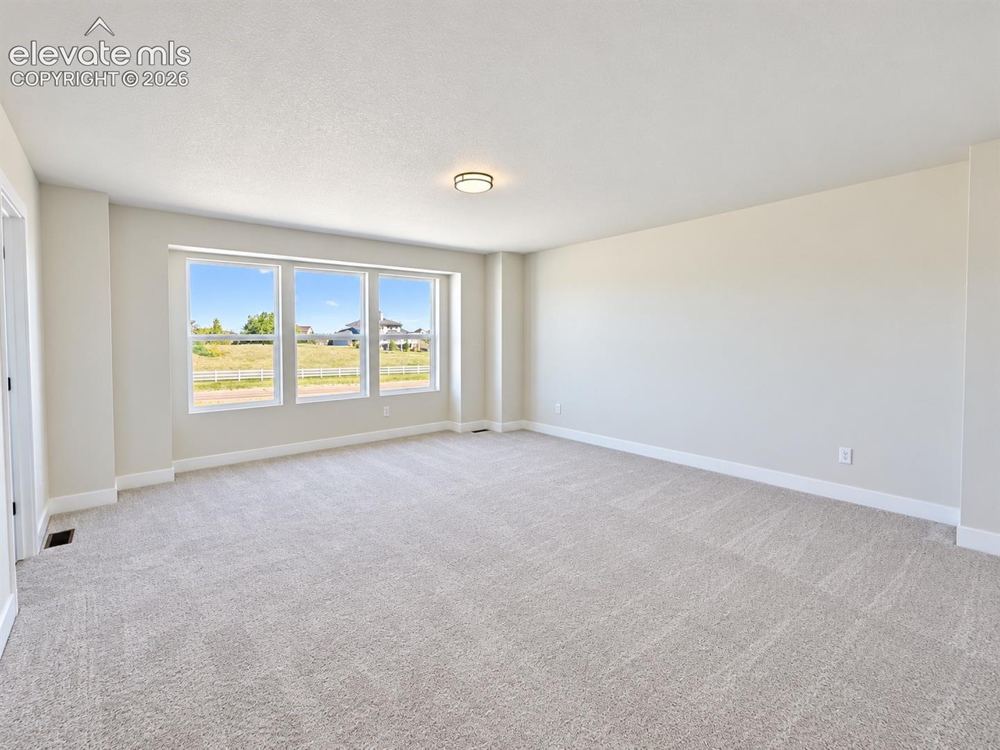 Light neutral-toned carpeting