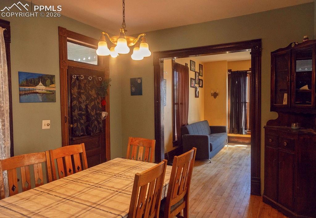 Formal Dining Room with Walk-Out to Backyard (Looking Towards Living Room)