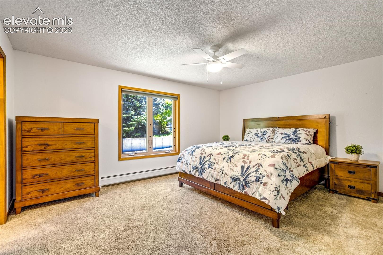 Primary bedroom with bathroom 