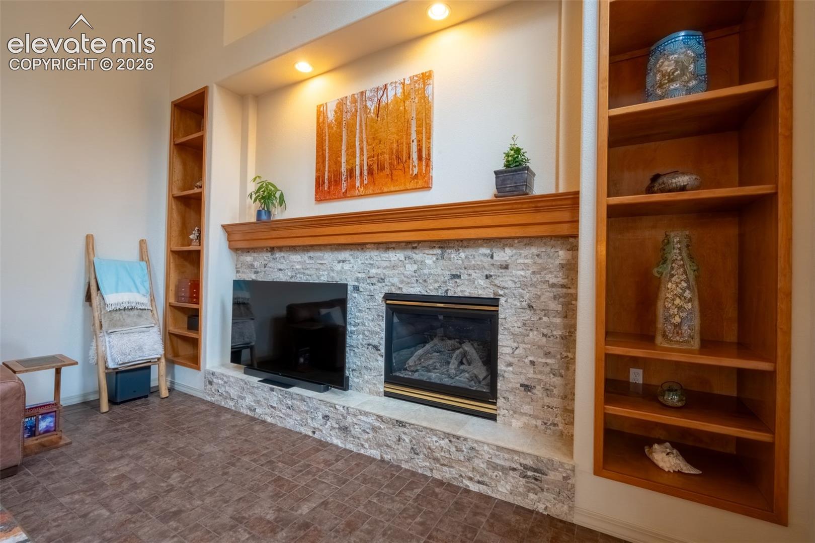 Living room with walk out - main floor