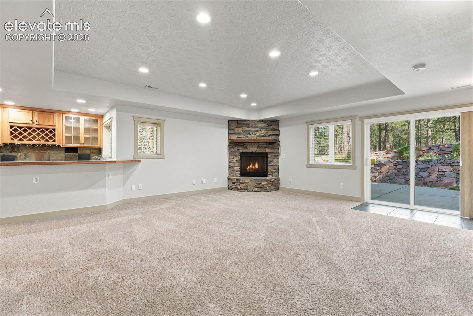 Lower level Family Room Walk Out to patio