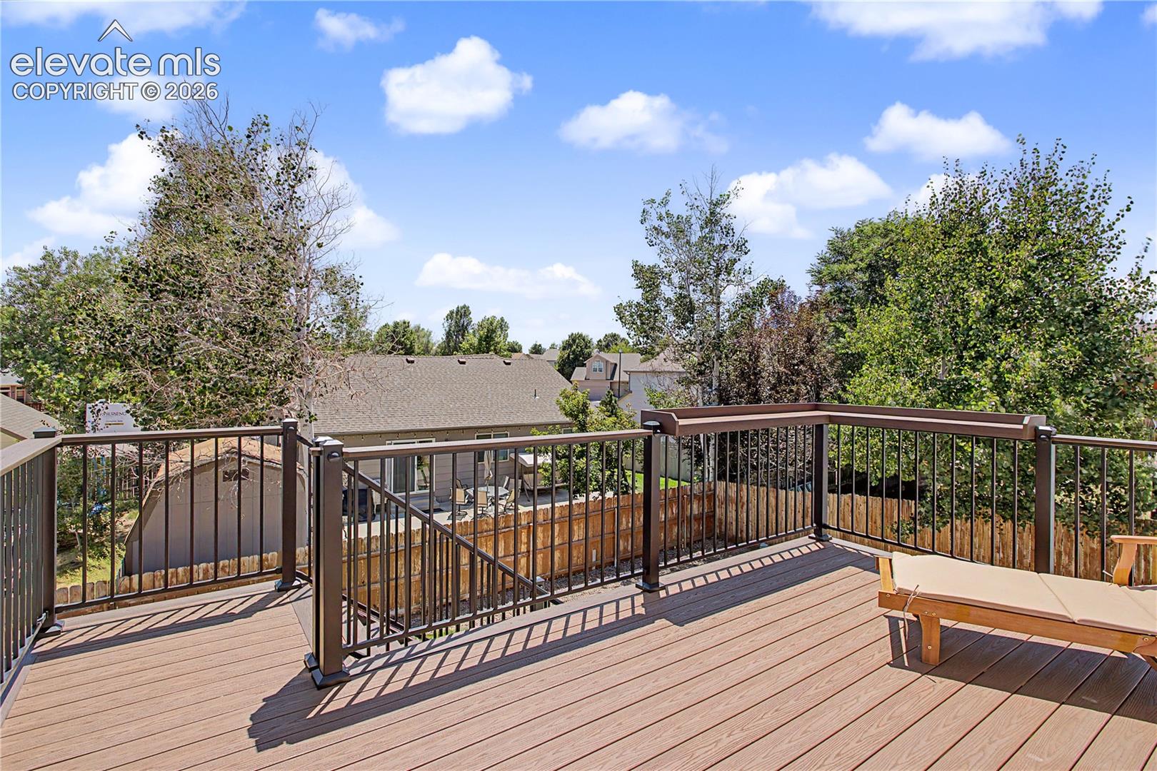 Another view of deck