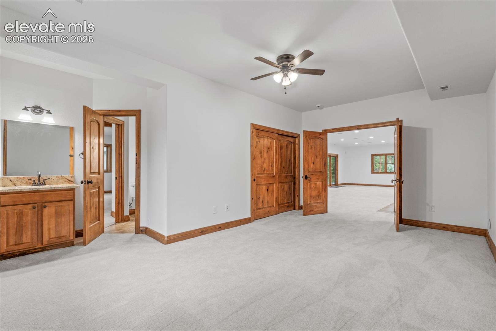Bedroom 2 with private vanity Bathroom adjoins