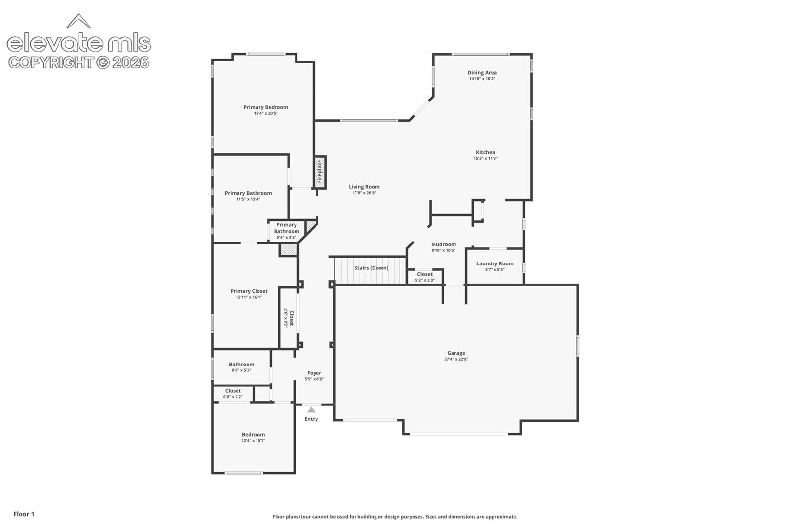 Main Level Floor Plan