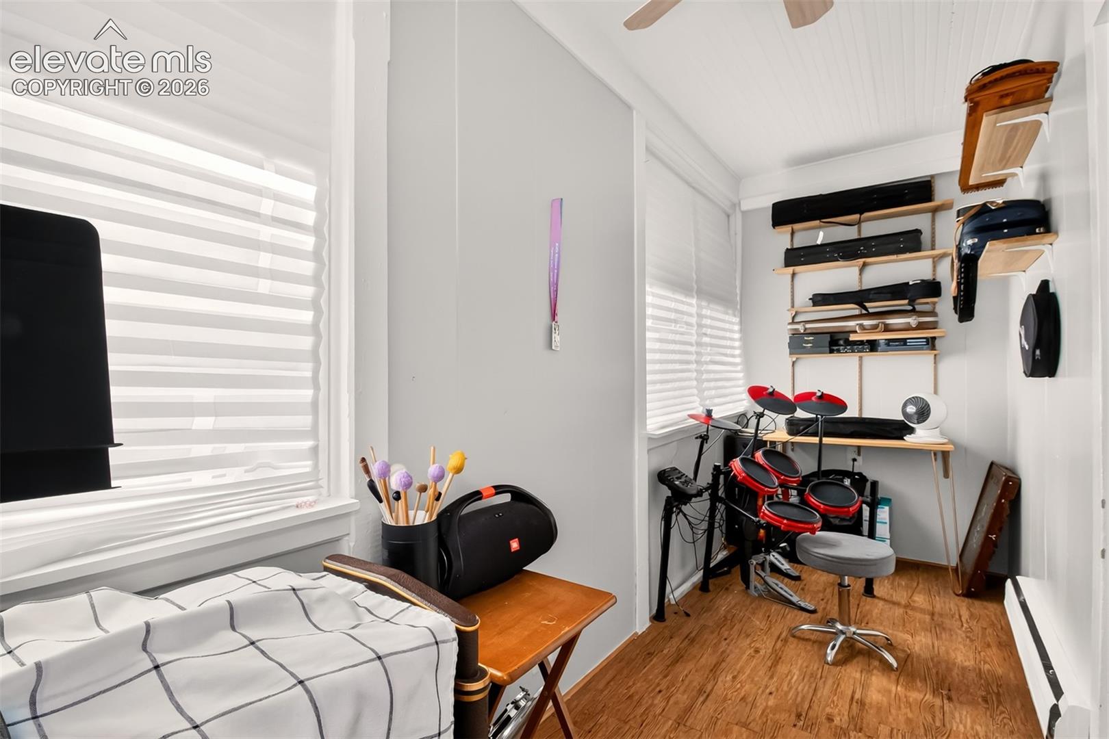 Located off the dining room, this bonus room is perfect for an office or hobby room.