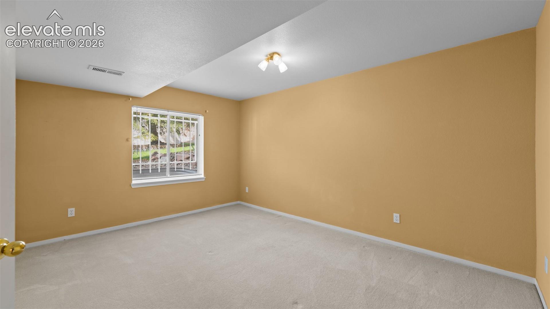 Basement bedroom