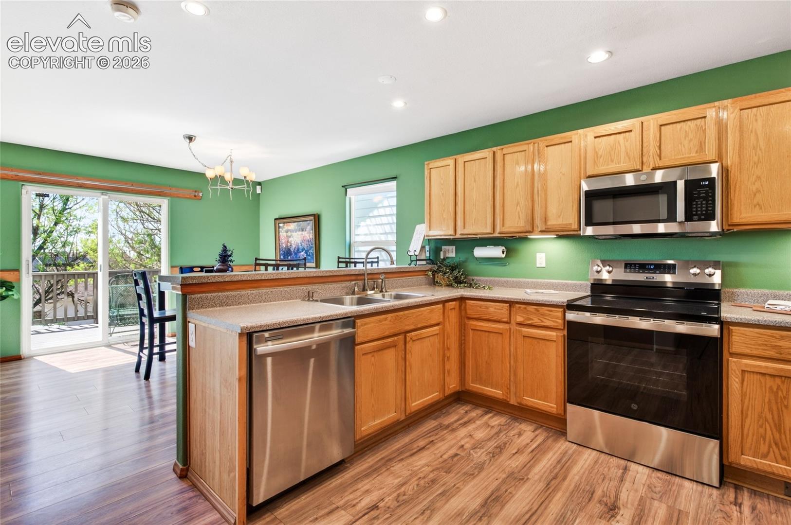 Large kitchen with huge pantry