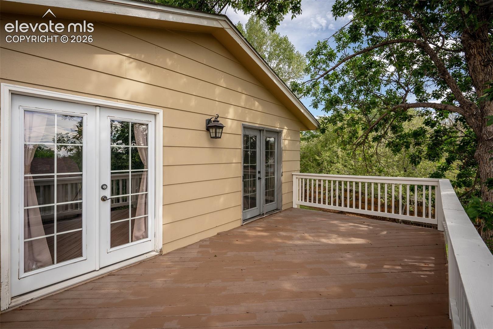 View of Deck from Primary Bedroom