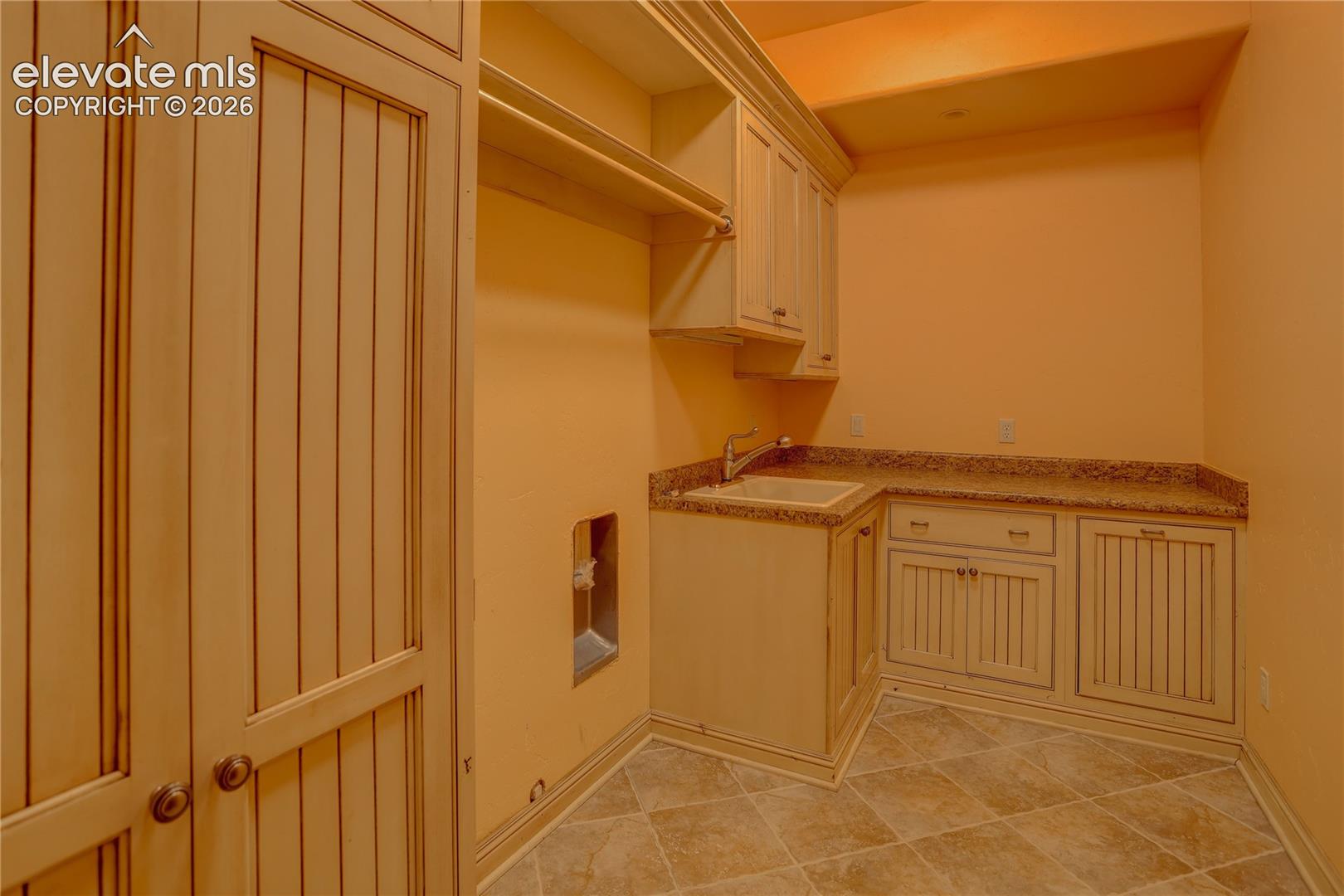 Lower level laundry.