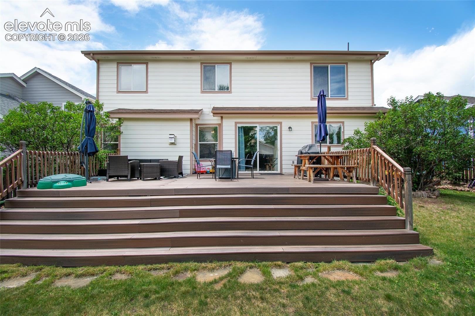 Walkout to the expansive deck perfect for entertaining!