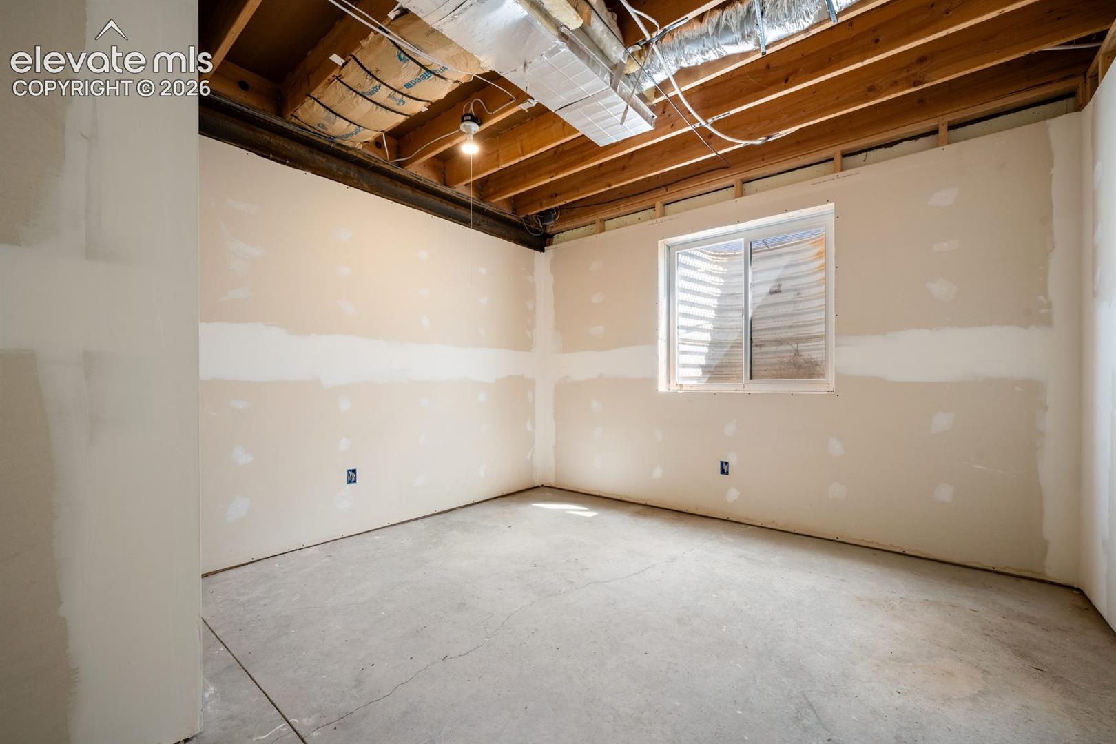 bedroom rough in