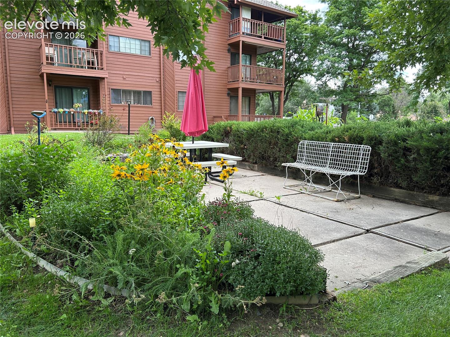 Beautiful community garden