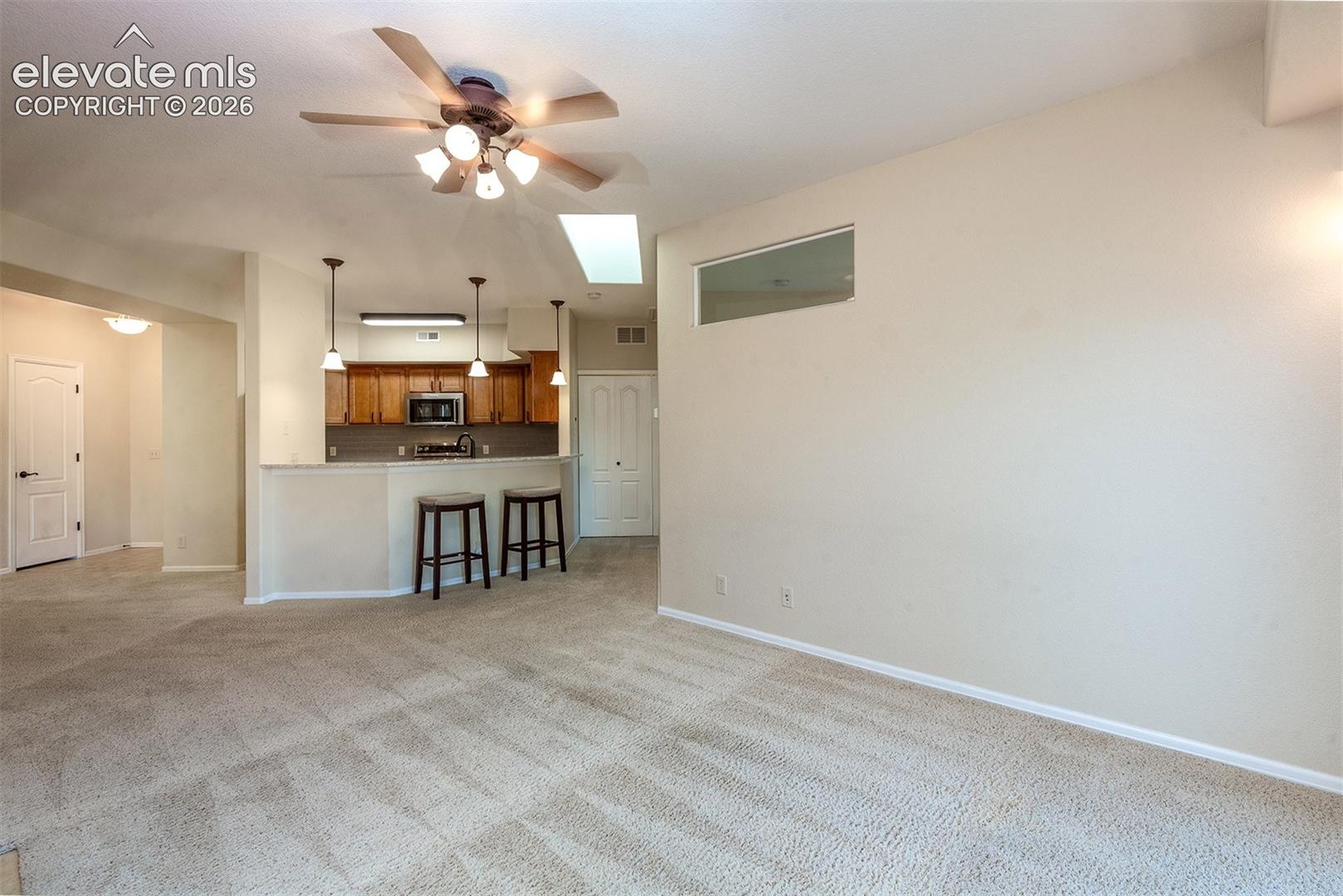 Large Living area and open-concept living