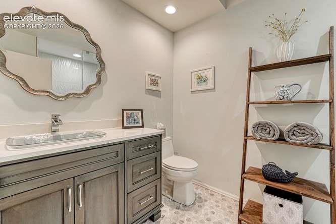3/4 bath on 2nd floor