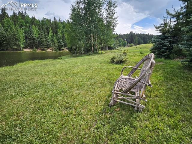 Bench Overlooking Community Property