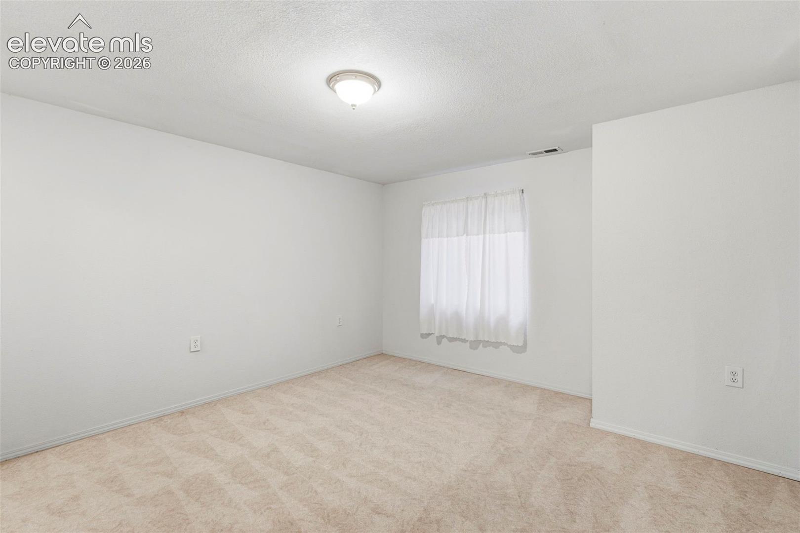 Large basement bedroom w/ walk-in closet