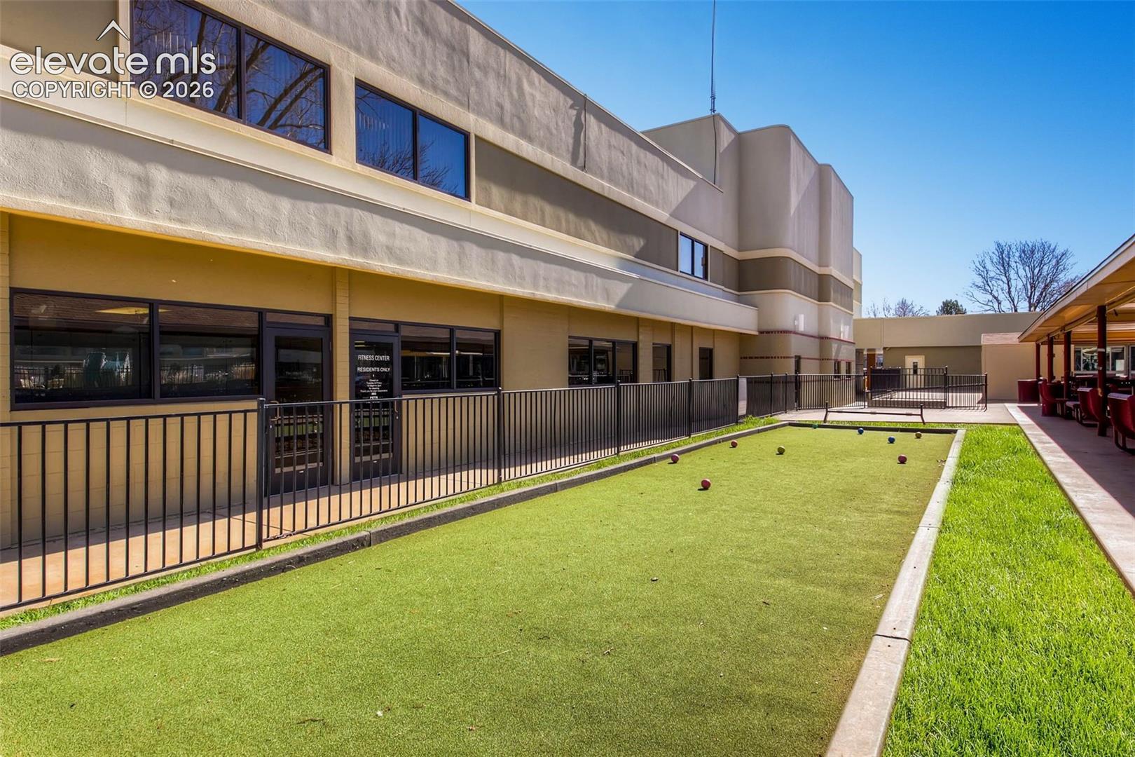 Side of recreation area