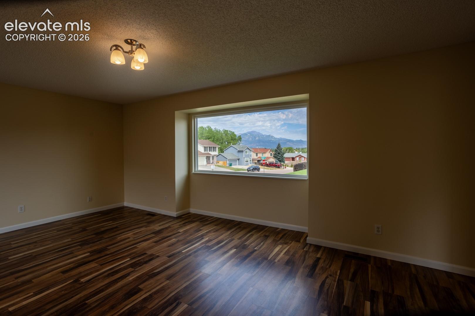 View of Pikes Peak from Living Room