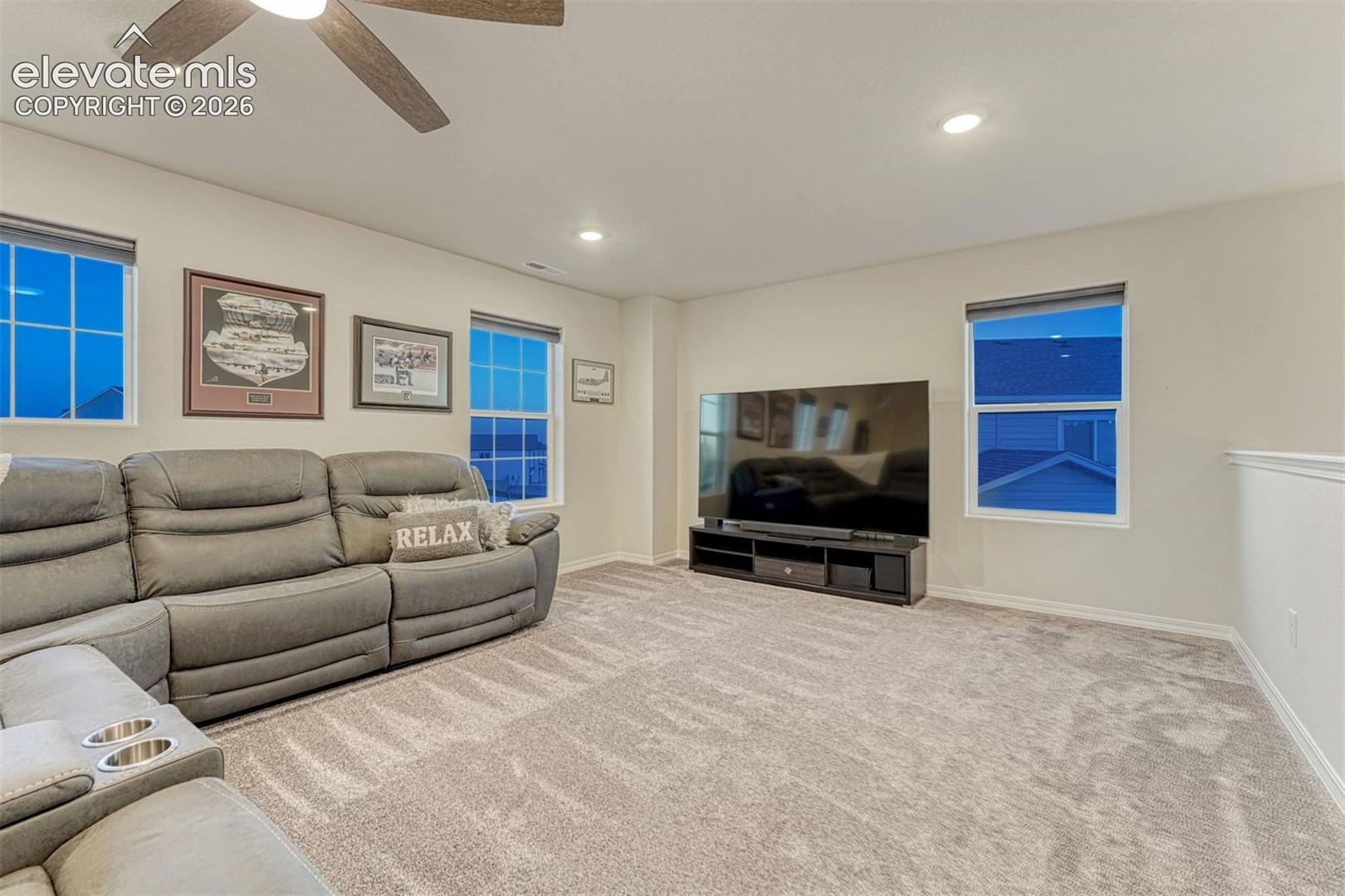 Custom lighted ceiling fan with remote