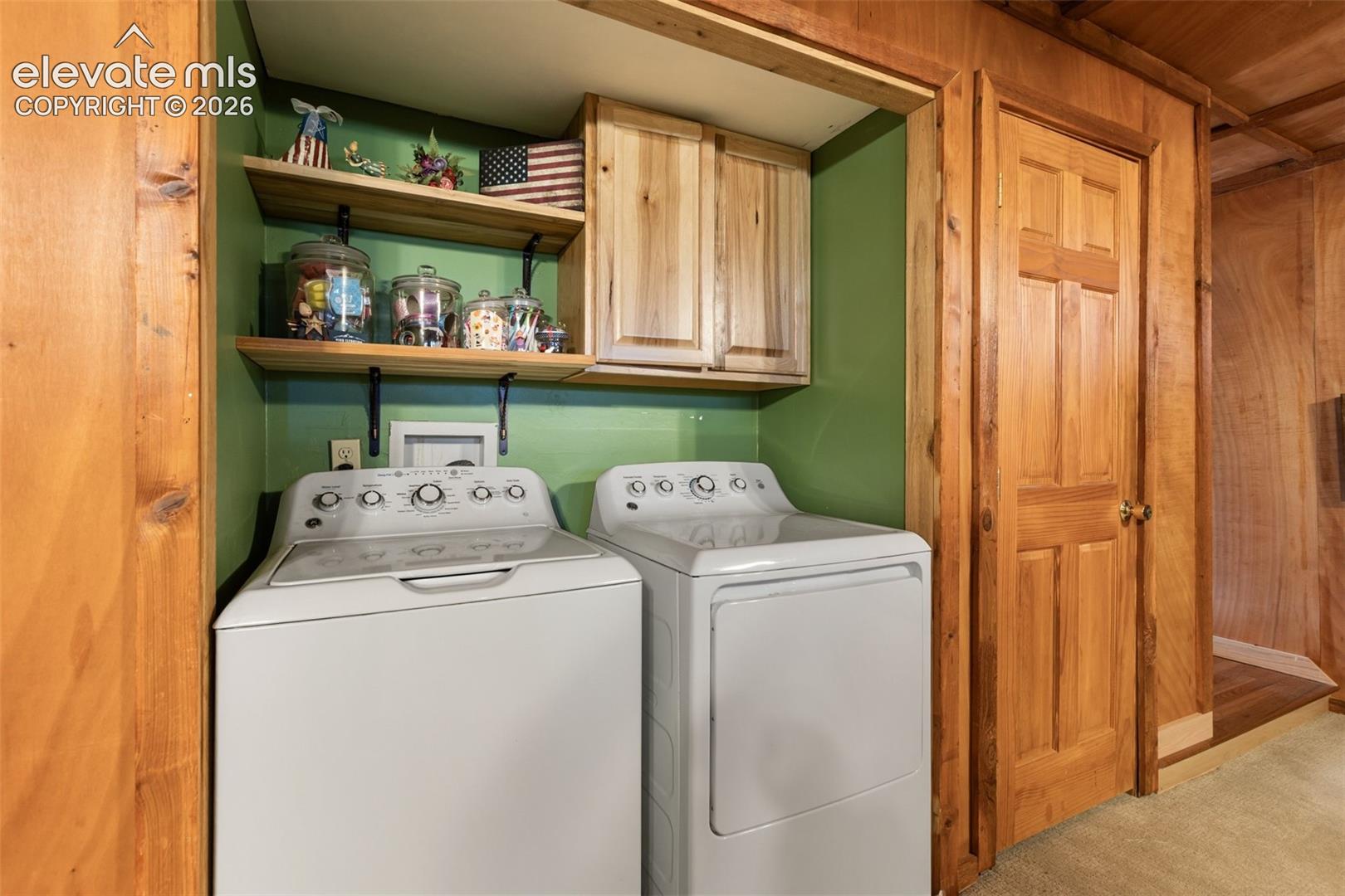 Laundry located in Basement