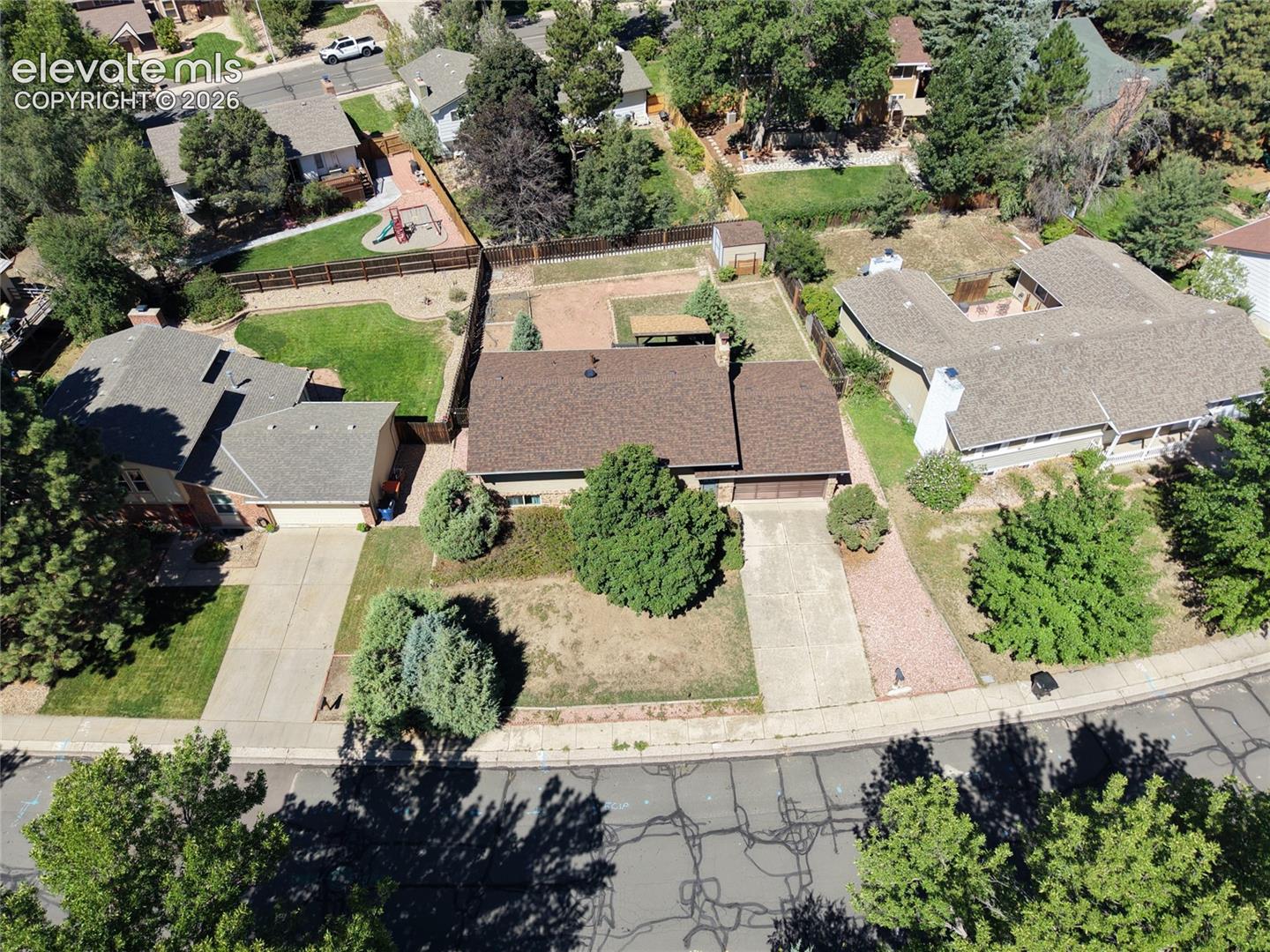 Aerial front view