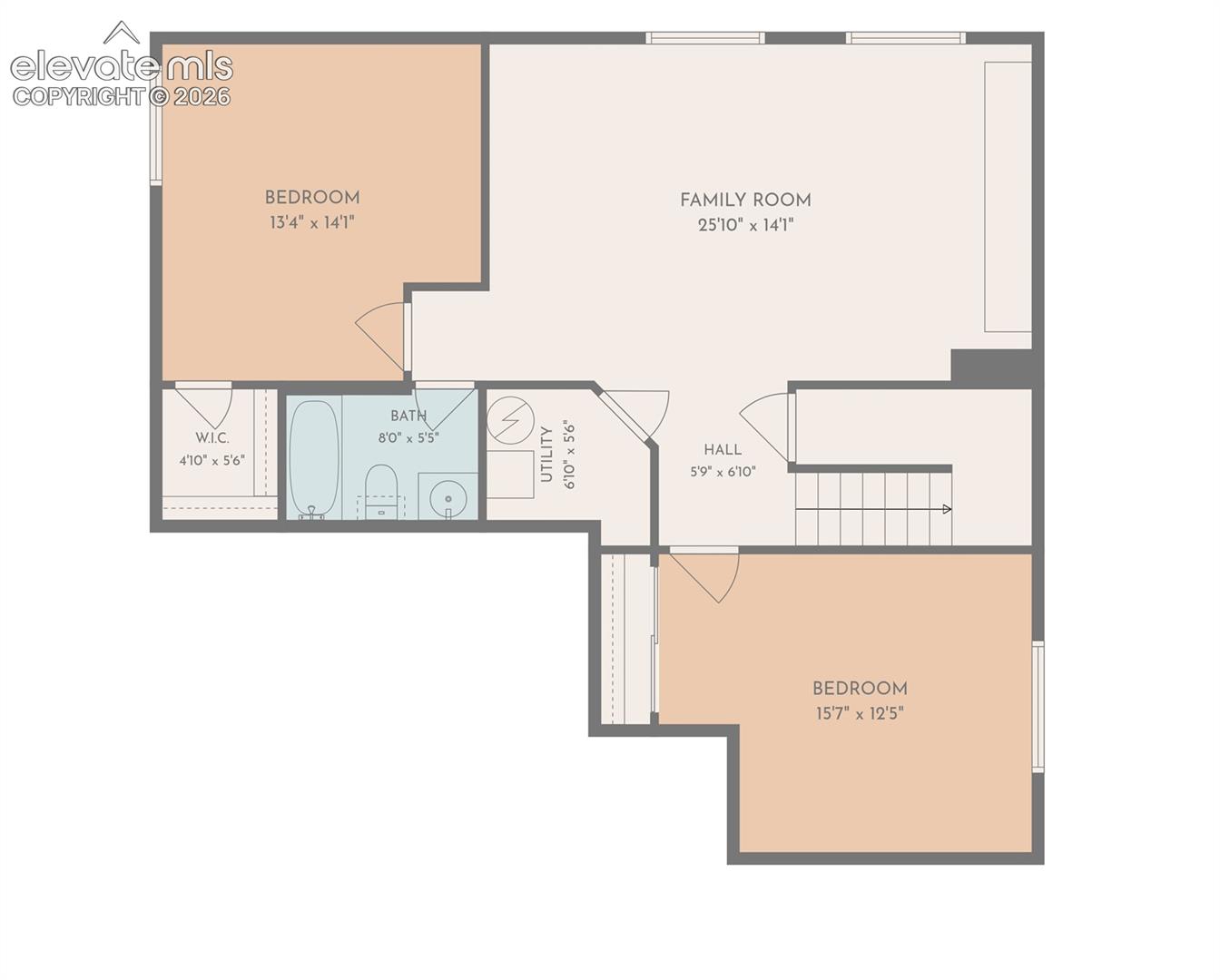 Basement measurements.