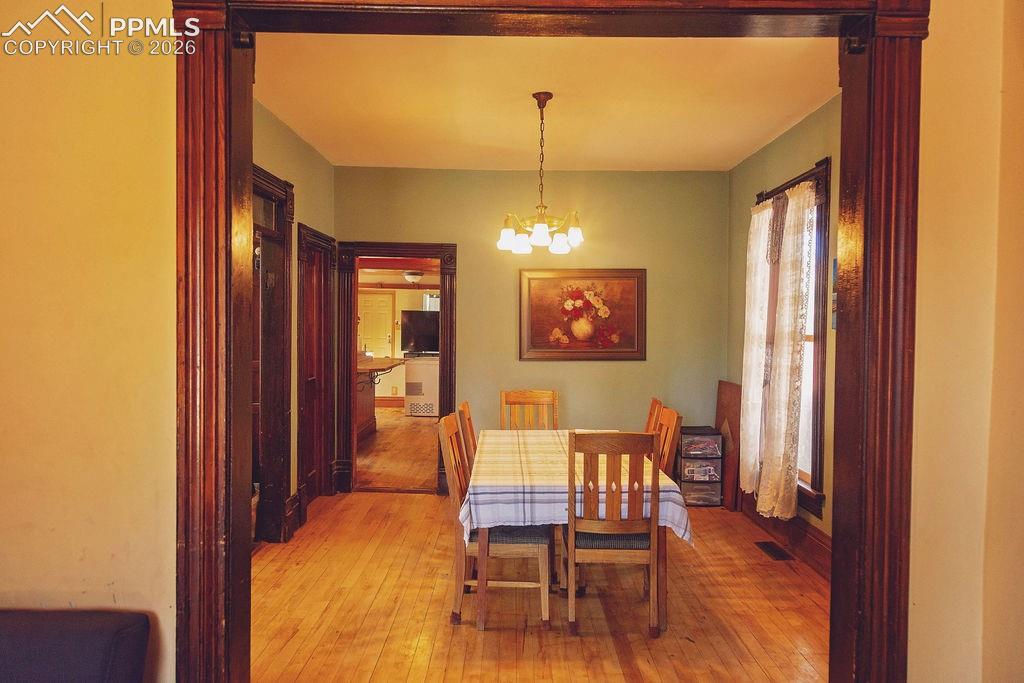Formal Dining Room Looking From Living Room