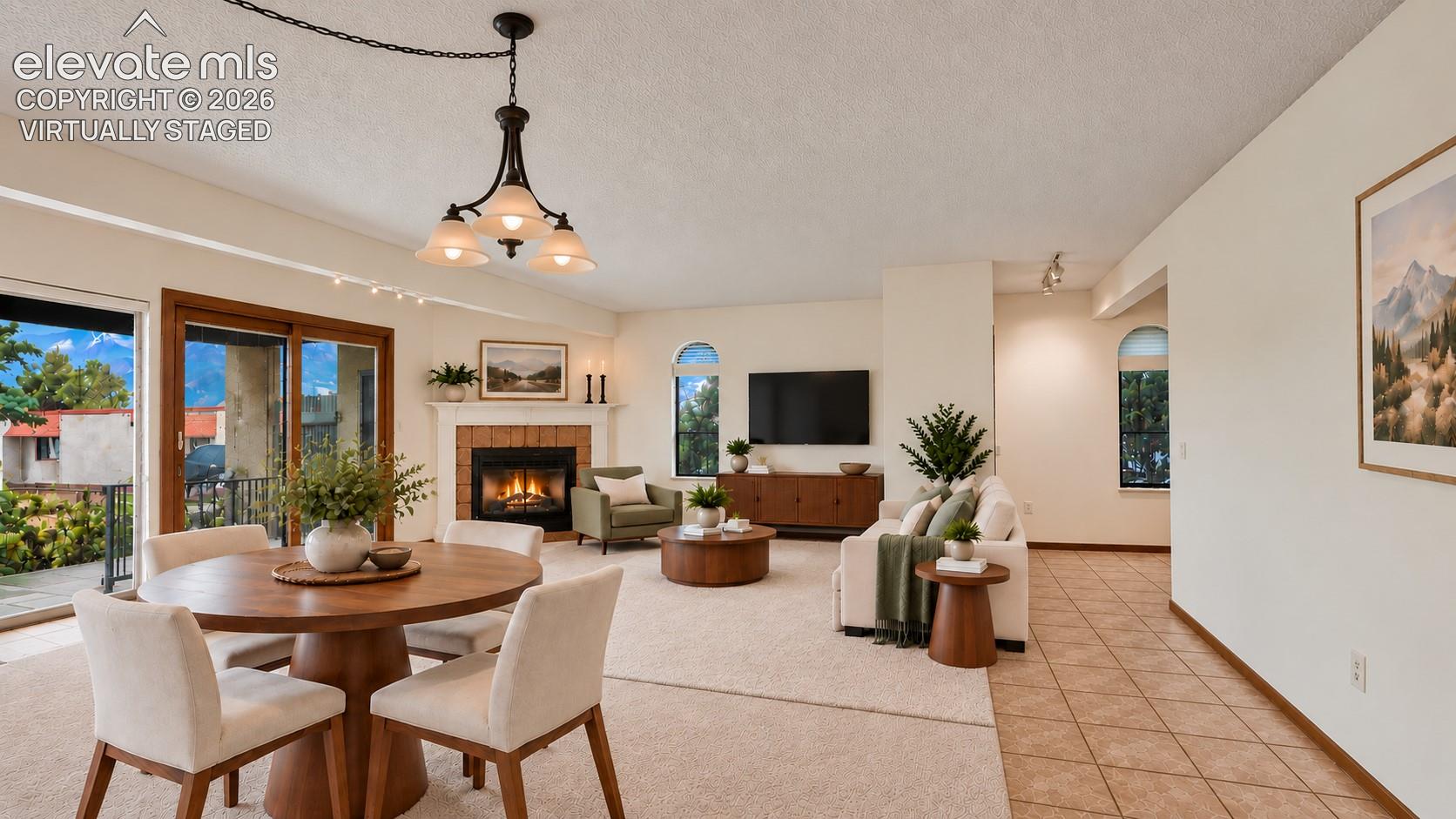 Virtually Staged Great Room