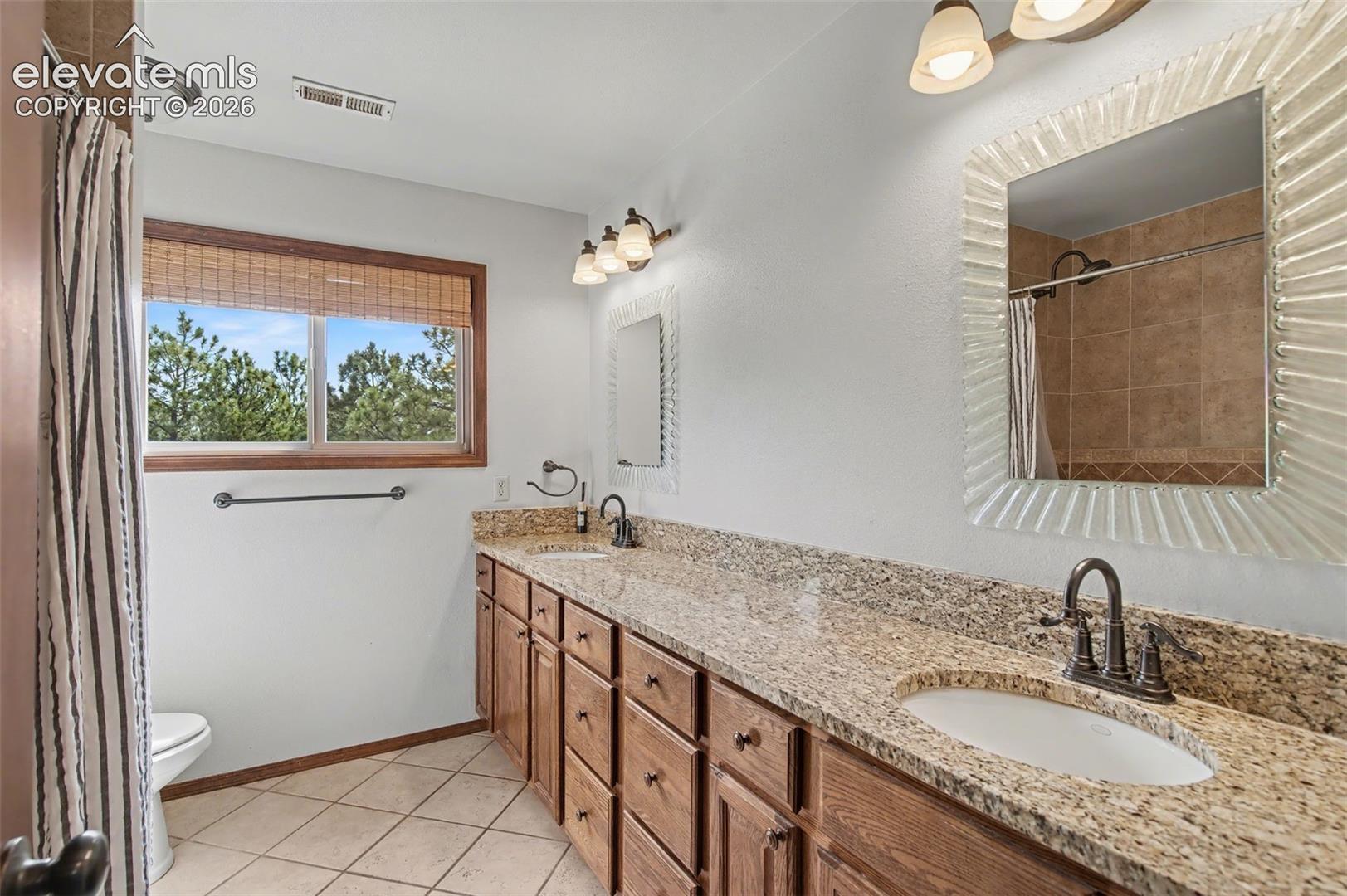 Upper level bathroom