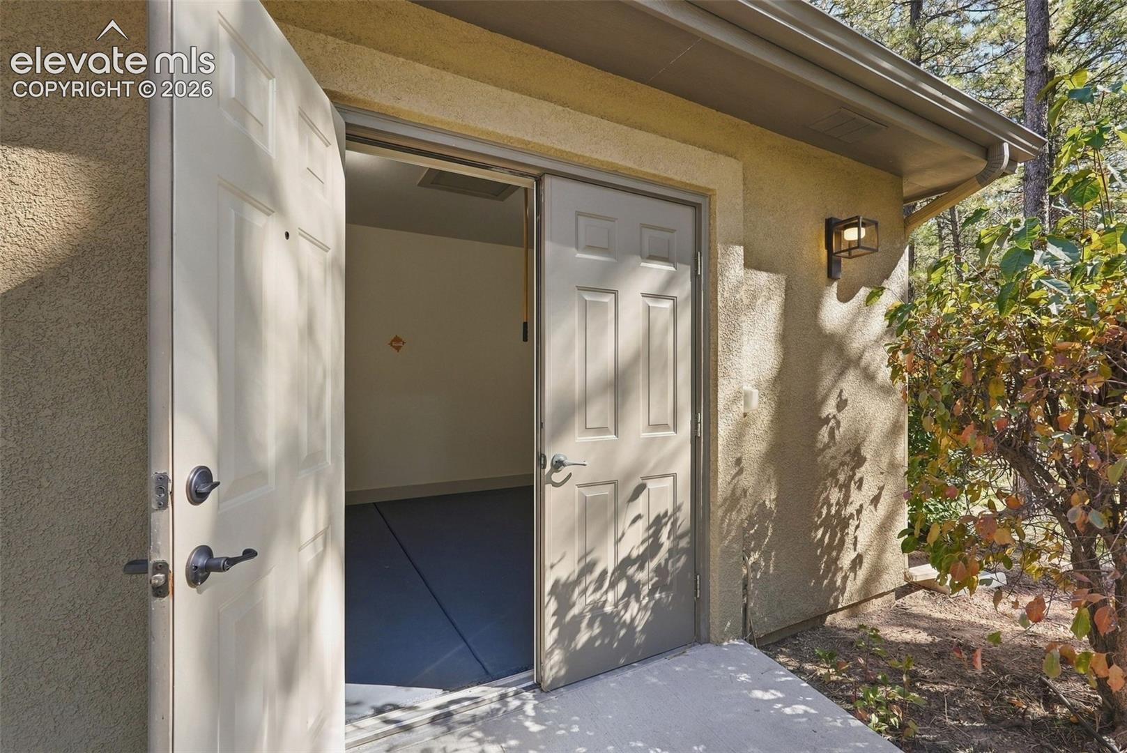 Double wide doors to 4th garage storage bay