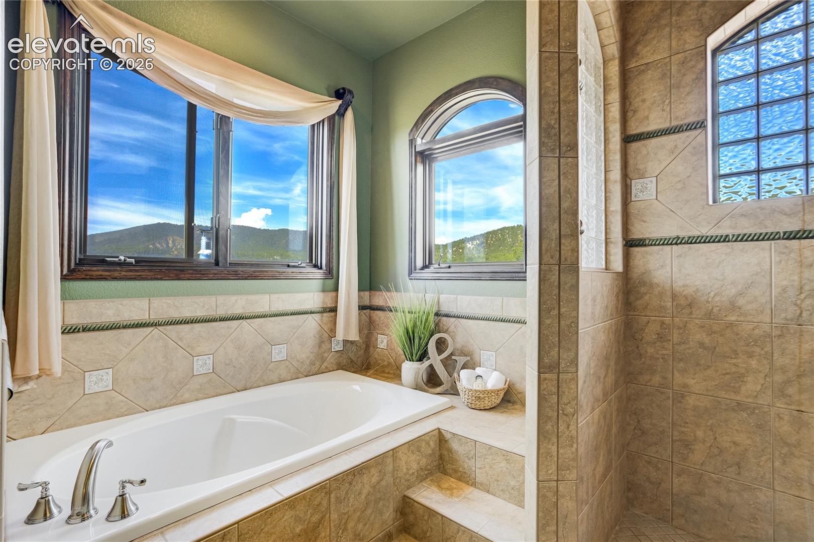 Soaking Tub and Rain Shower