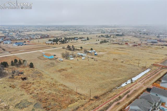 Aerial overview of property's location