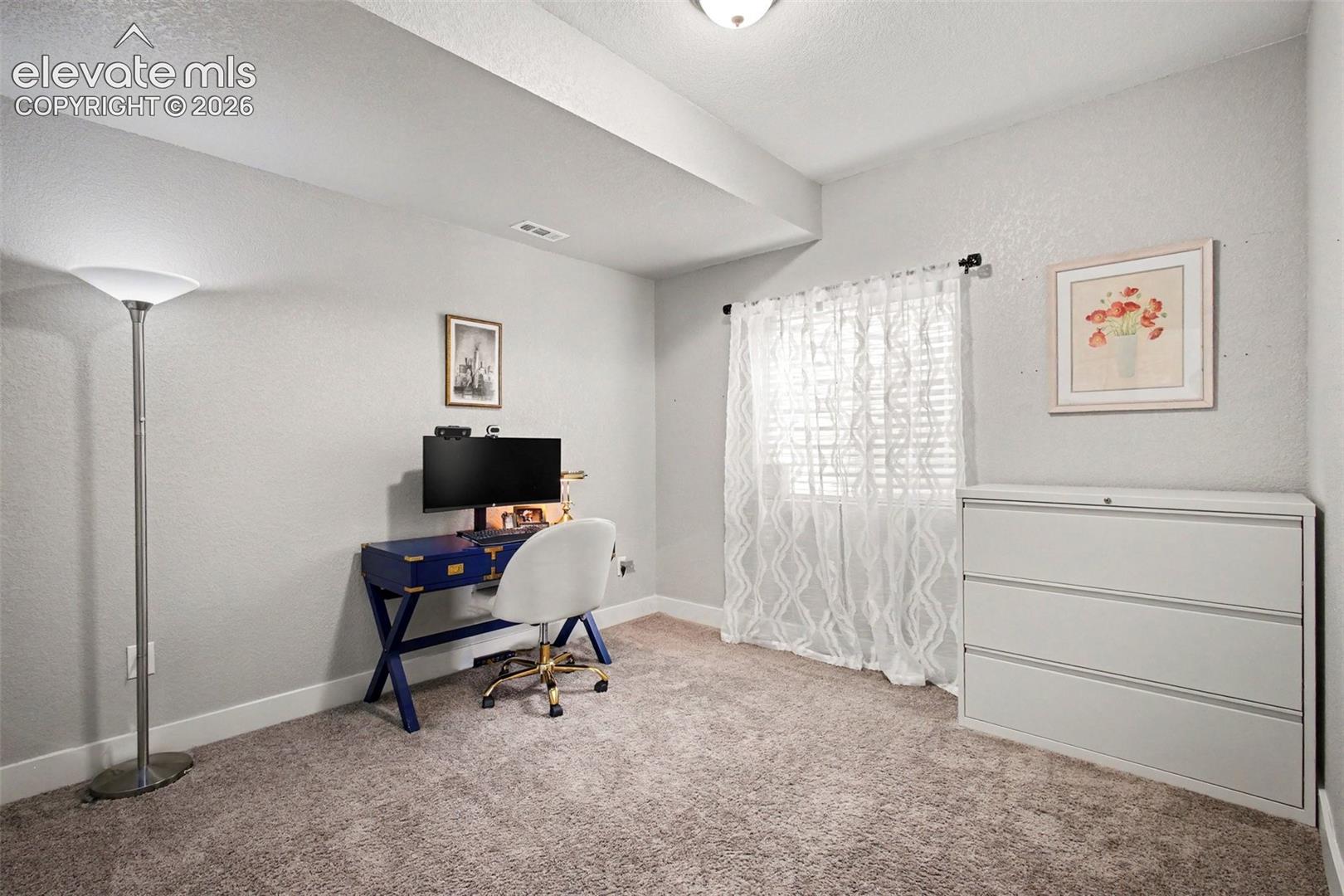 Basement bedroom