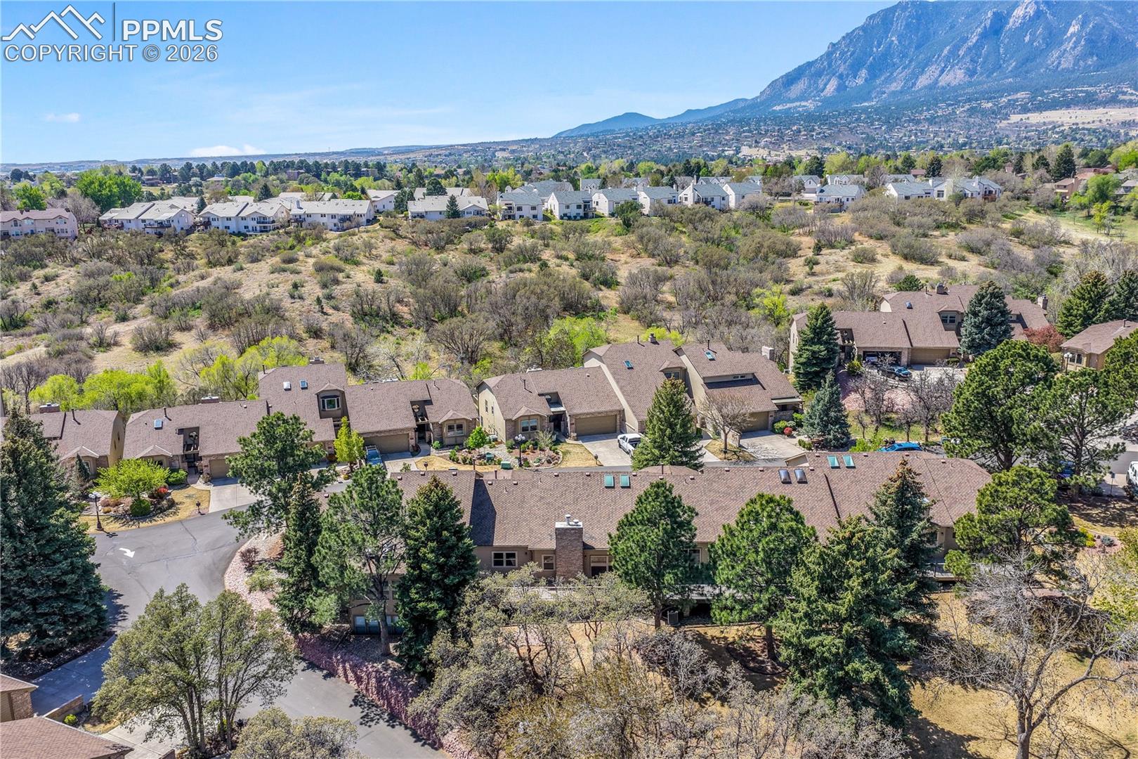 Aerial View back of home