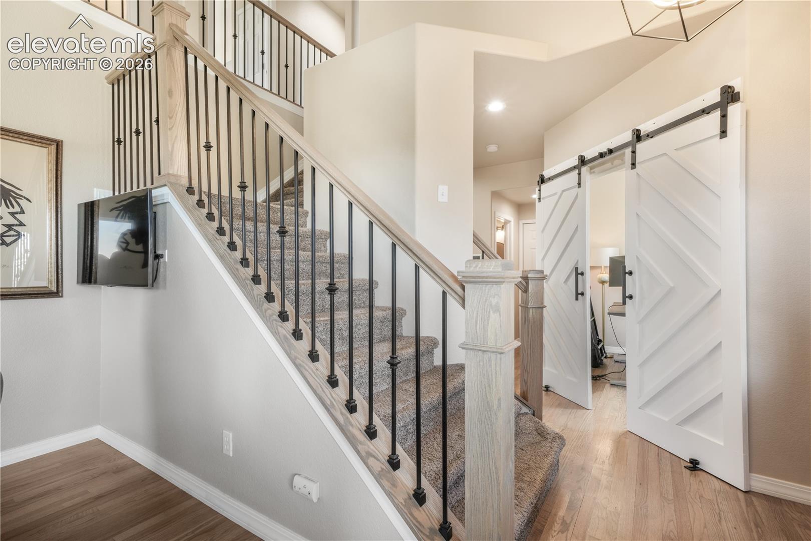 Stairs to Upper Level and Entryway 