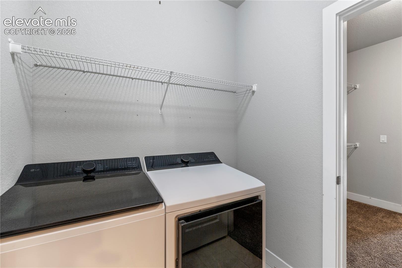 Washer and dryer are included